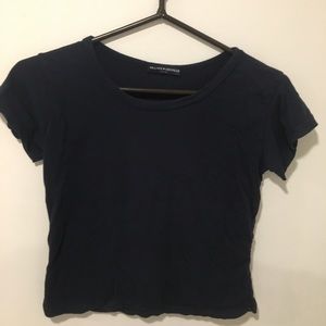 Navy Blue Brandy Melville T Shirt